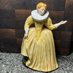 Franklin Porcelain Katherine The Galliard hand painted fine porcelain